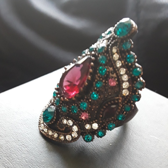 Boho Gypsy Festive Ring - Picture 6 of 6